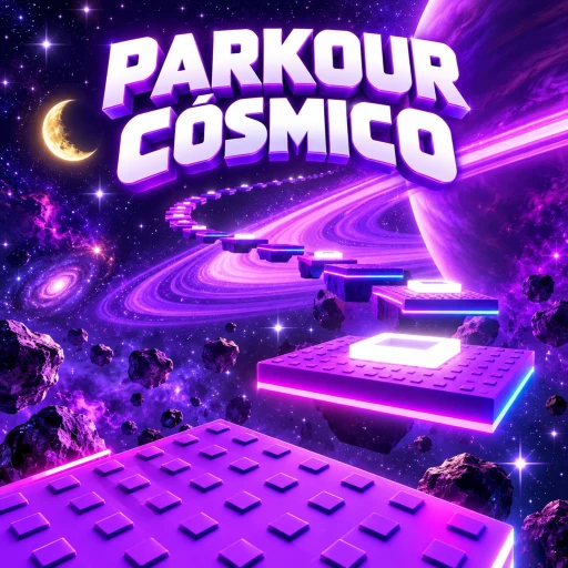 Capa do Parkour Cósmico no Roblox