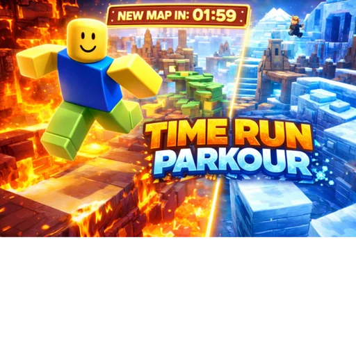 Capa do Time Run Parkour no Roblox